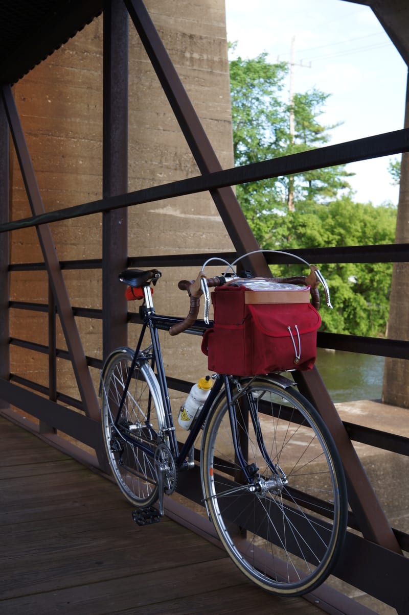 Bridge over the Fox River south of Elgin, Illinois