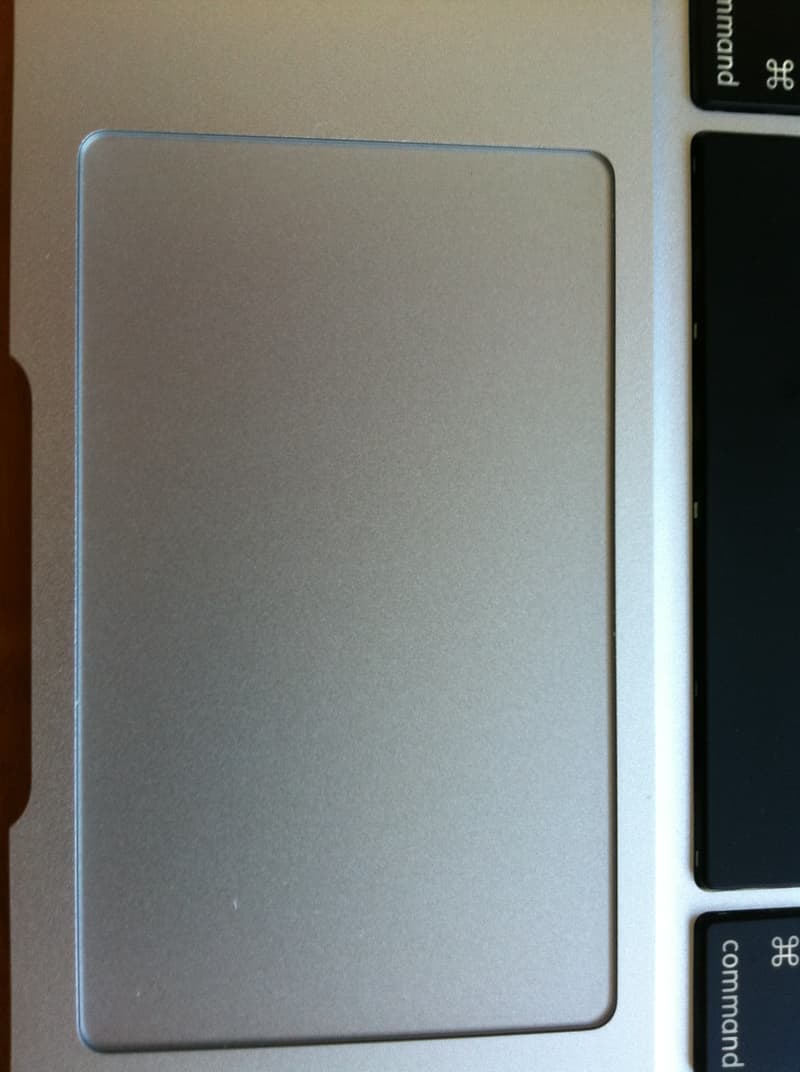 MacBook Air trackpad