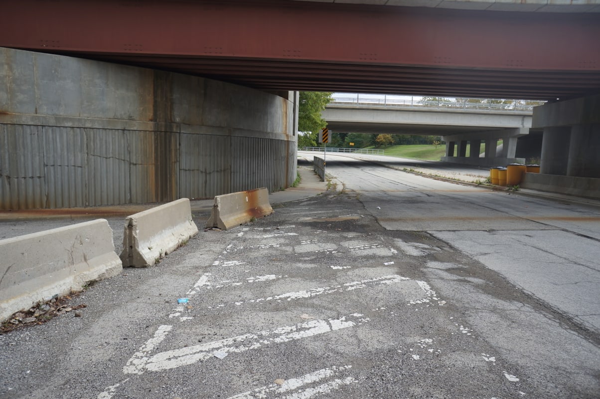 Robert McClory Bike Trail near the Great Lakes Naval Base