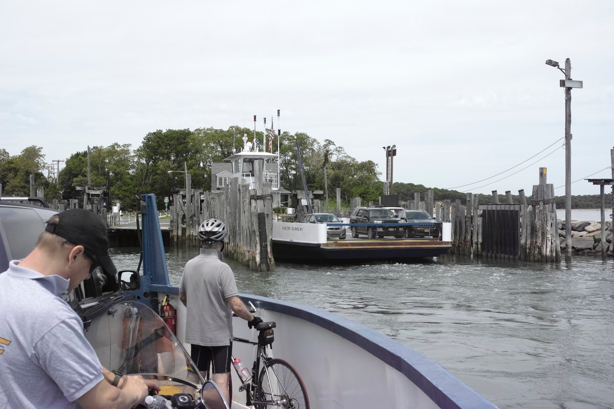 Aboard the South Ferry to Shelter Island