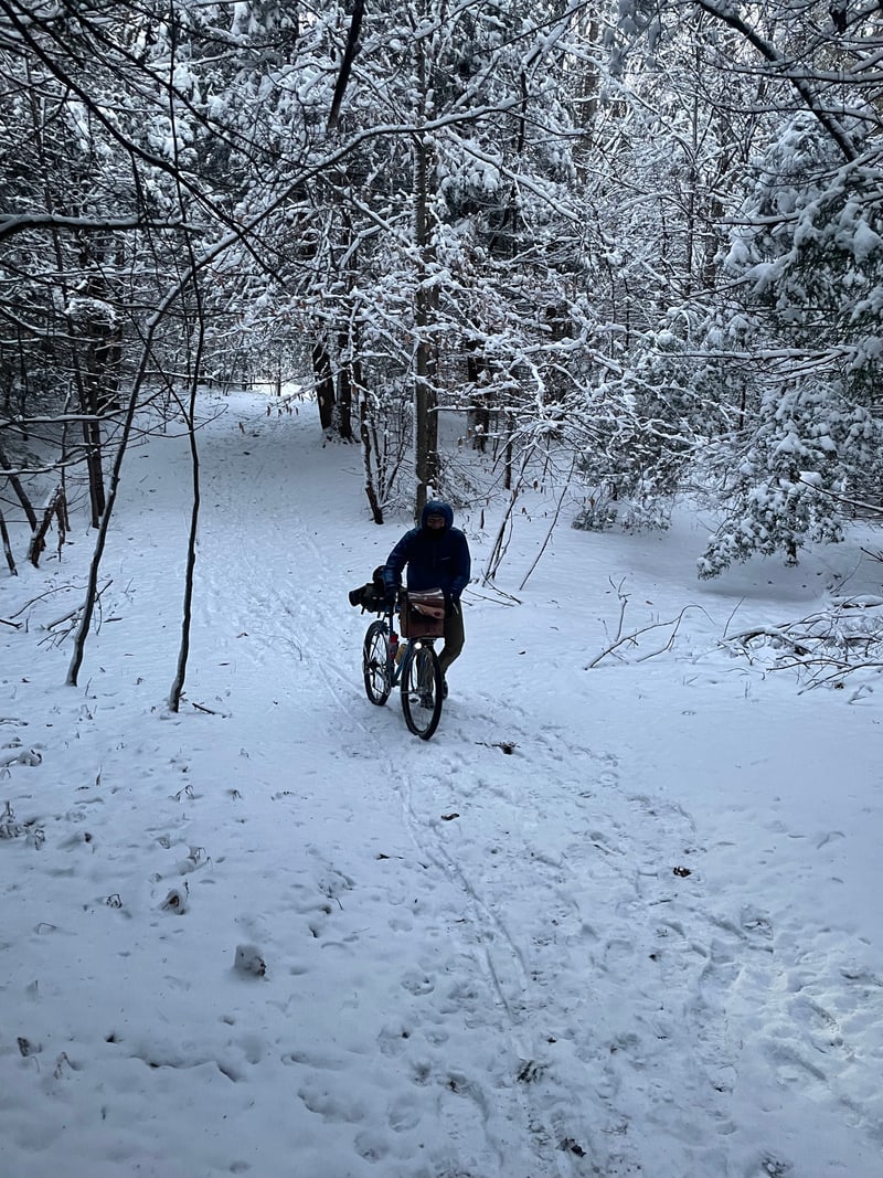 Chris in the snow