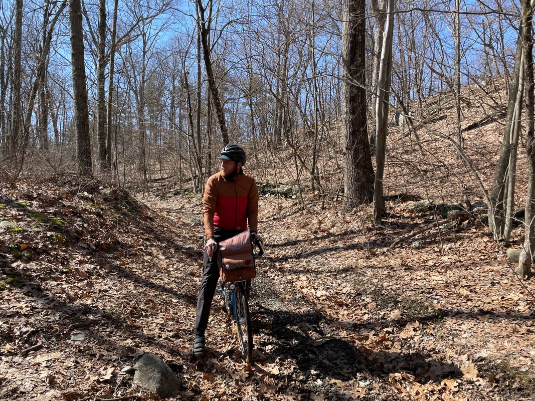 Chris at the end of the bonus mud section.