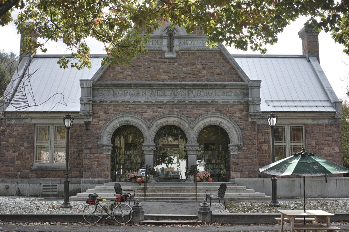 Norman Williams Public Library in Woodstock