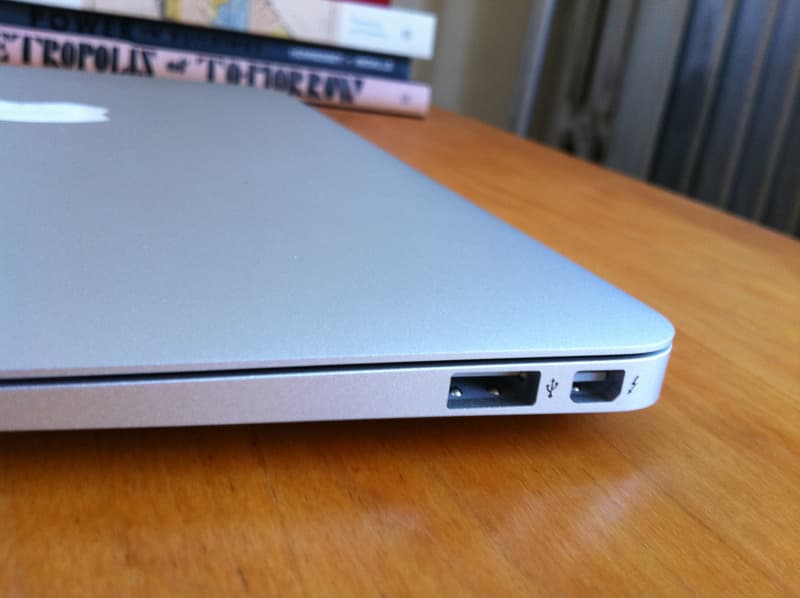 Edge of MacBook Air