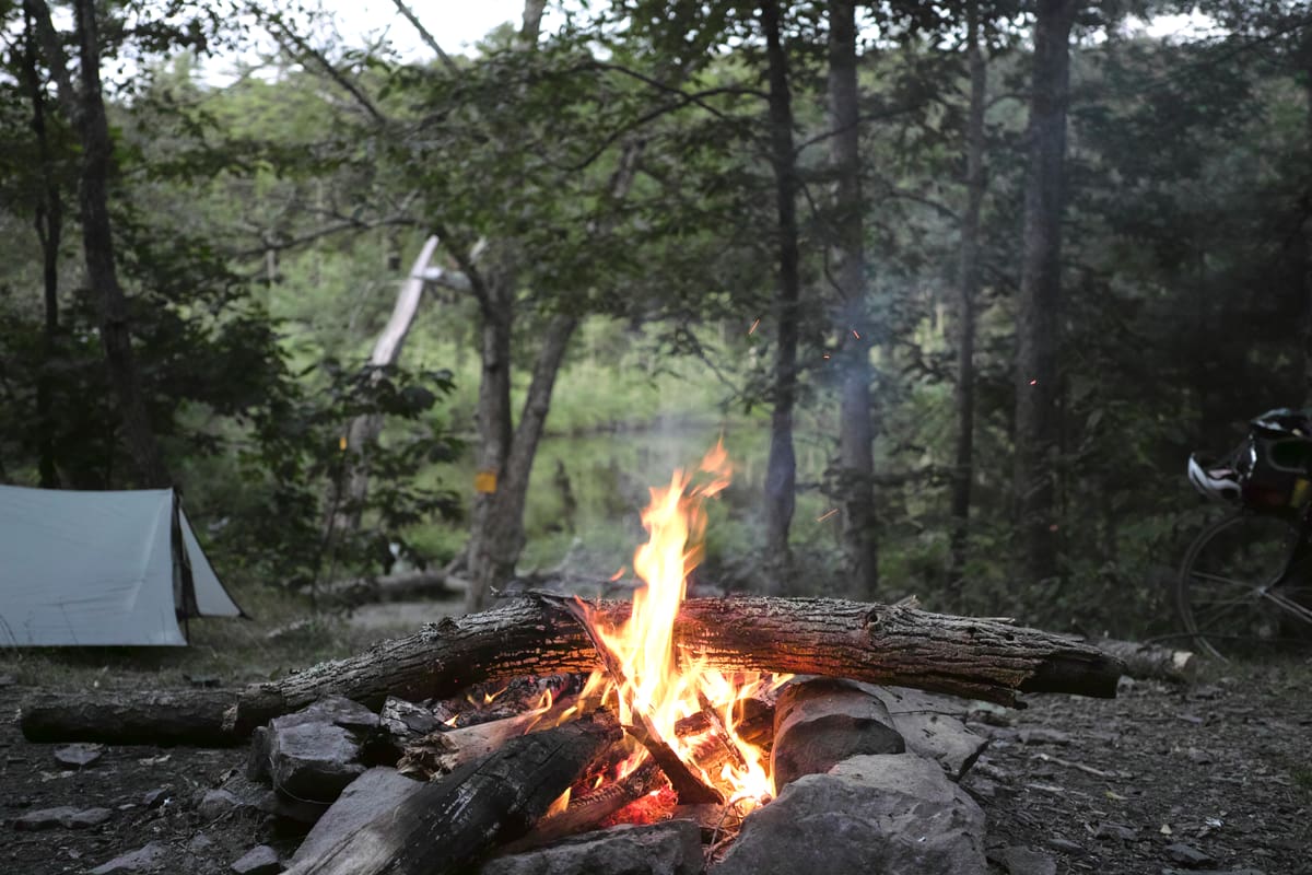 Campsite at Onteora Lake