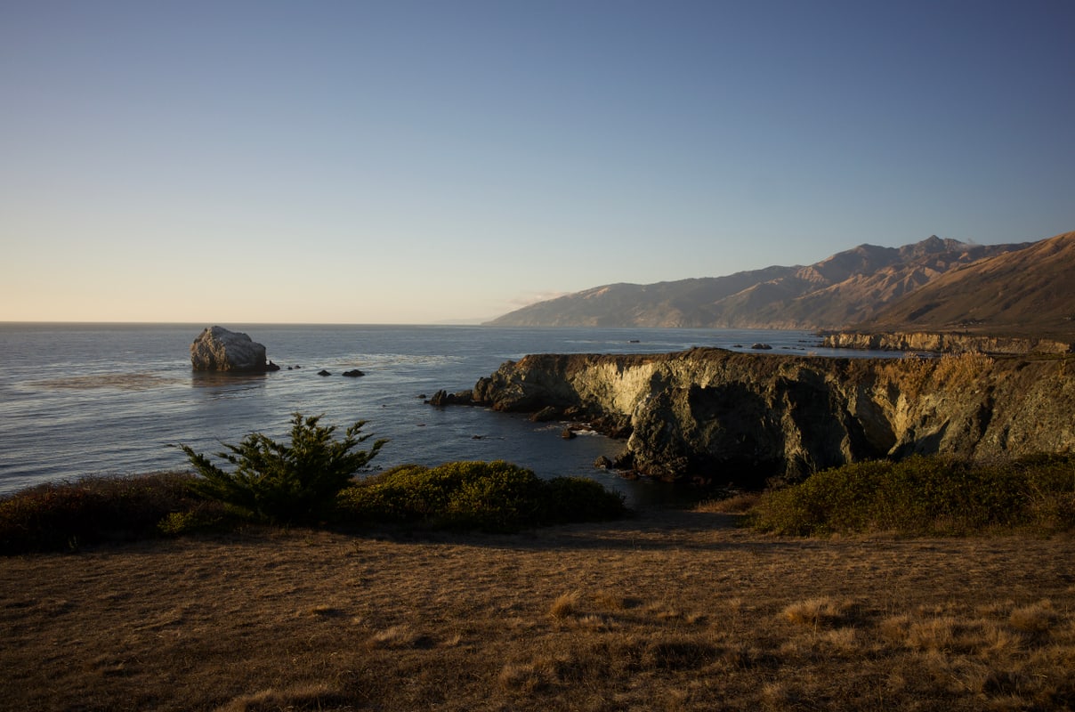 View from our campsite at Big Sur