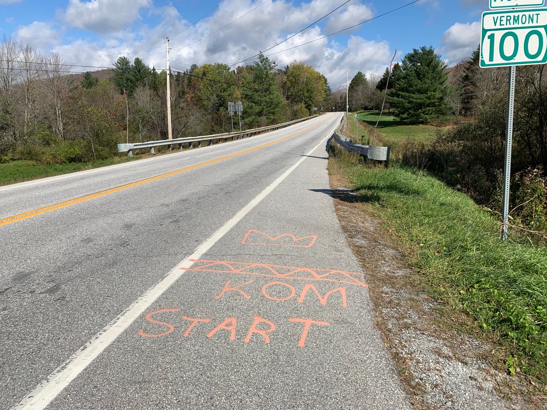 Apparently this climb is popular with the local roadies.